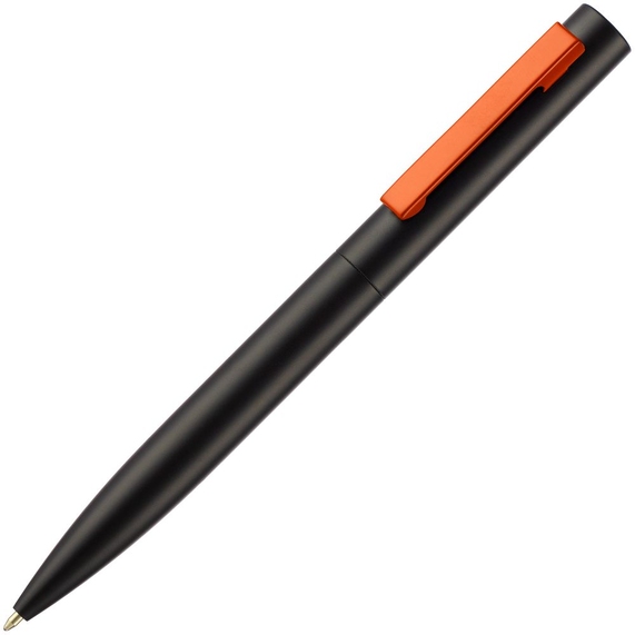 [Ручка шариковая Inkolor, черная с оранжевым]