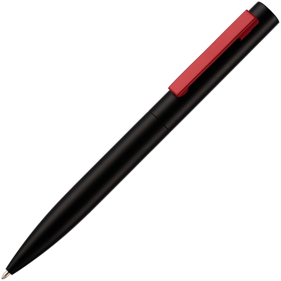[Ручка шариковая Inkolor, черная с красным]
