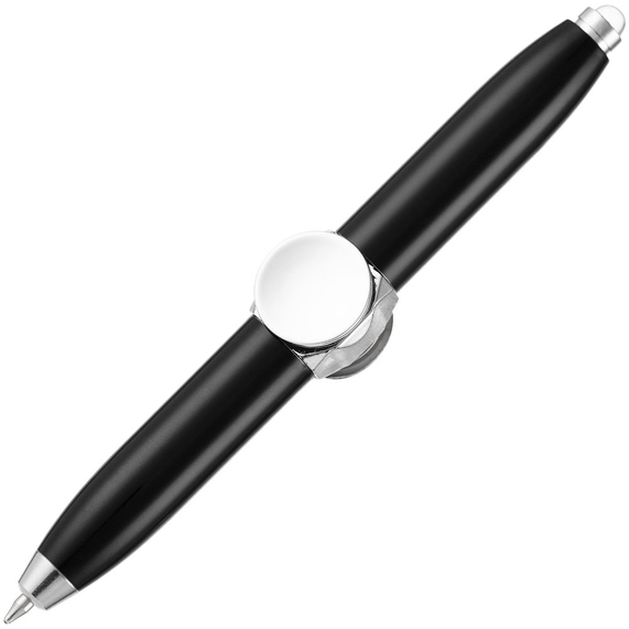 [Ручка-спиннер Flipen с фонариком, черная]