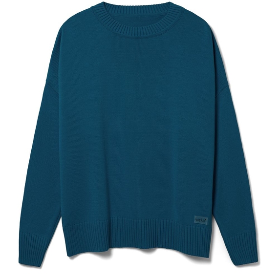 [Джемпер оверсайз унисекс Stated в сумке, синий (морская волна), размер L/XL]