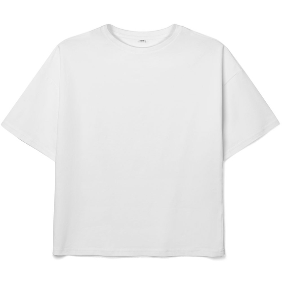 [Футболка детская оверсайз Teezer, белая, 14 лет]
