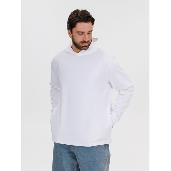 [Худи унисекс Morfiss, белое, размер XL/XXL]