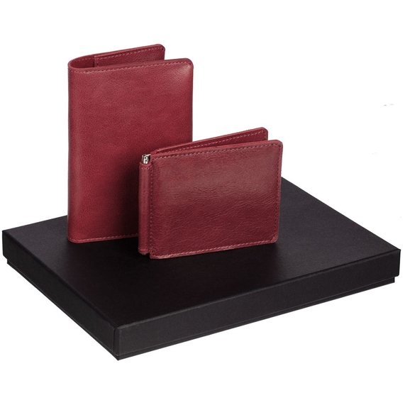 [Набор Apache Billfold, темно-красный]