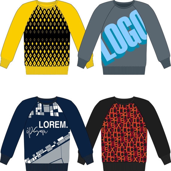 [Свитер на заказ Tricksy Net Reglan, акрил, размер L]