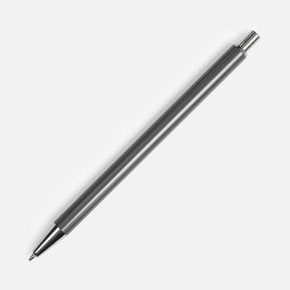 [Ручка шариковая Slim Beam, серая]