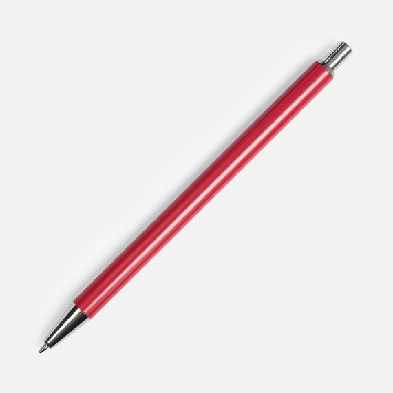[Ручка шариковая Slim Beam, красная]