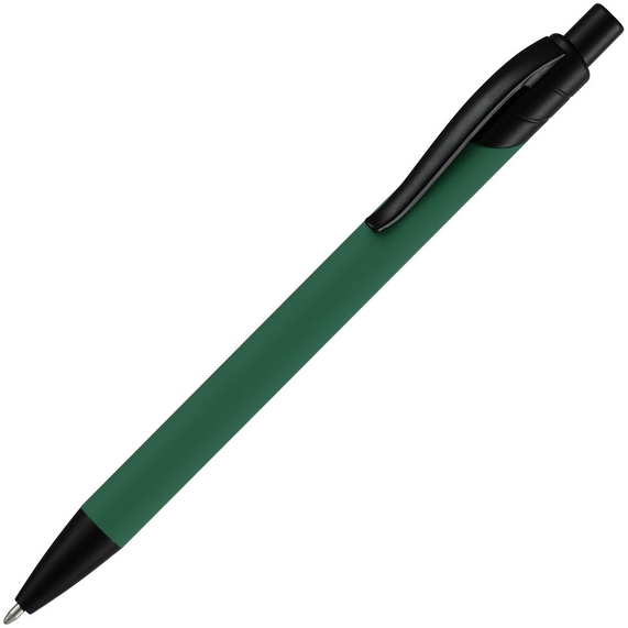 [Ручка шариковая Undertone Black Soft Touch, зеленая]