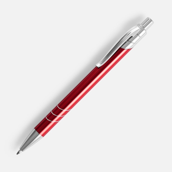 [Ручка шариковая Undertone Metallic, красная]