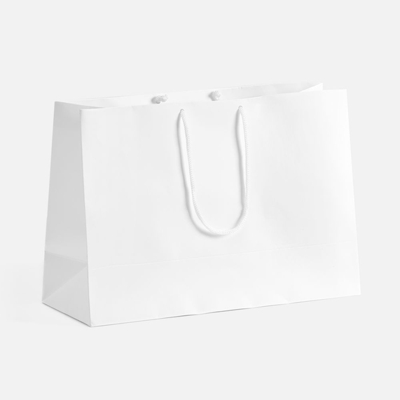 [Пакет бумажный с ламинацией Lami Tote M, белый]