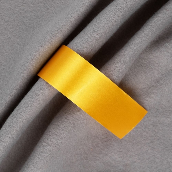 [Лента сатиновая Satin 35 XL, желтая, 190 см]