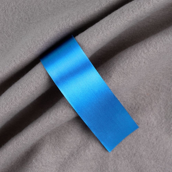 [Лента сатиновая Satin 35 XXL, голубая, 250 см]