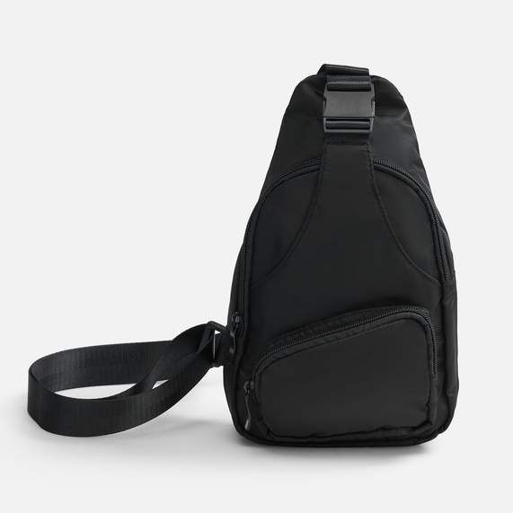 [Спортивный кросс-боди рюкзак Bagventure, черный]
