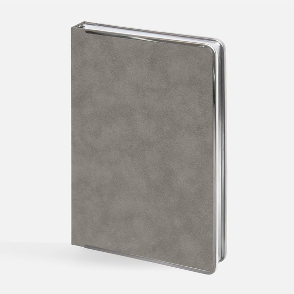 [Ежедневник Metal Frame на заказ, датированный, серый]