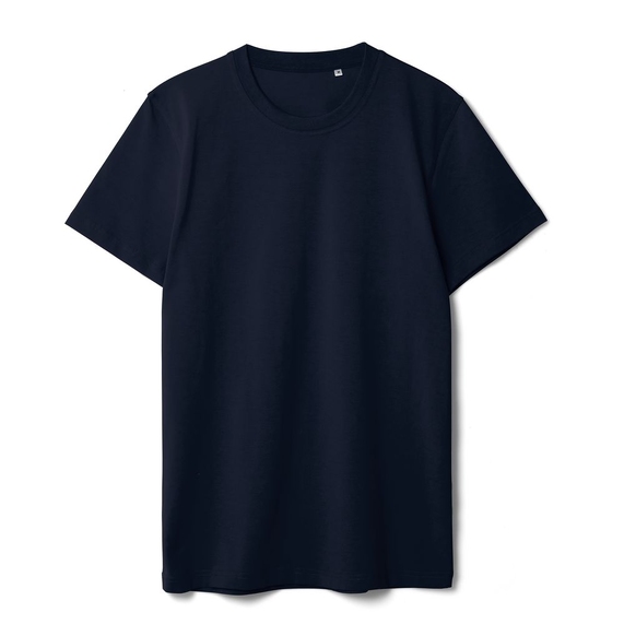[Футболка мужская T-bolka Stretch, темно-синяя (navy), размер XXL]
