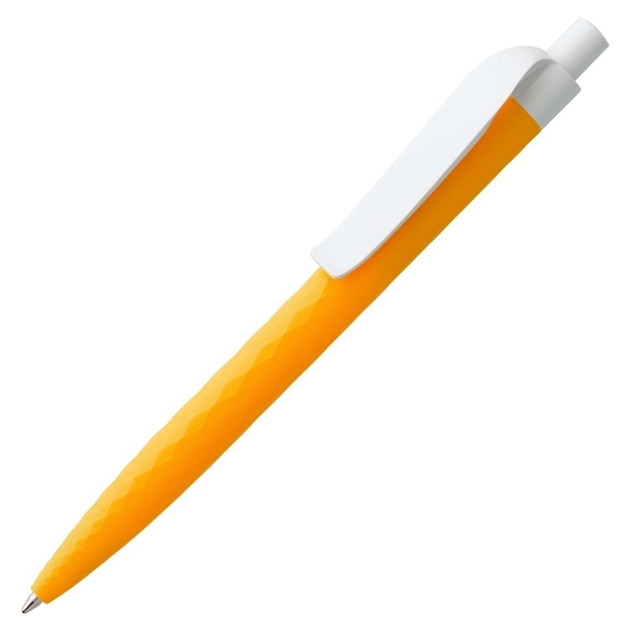 [Ручка шариковая Prodir QS01 PMP-P, оранжевая с белым]