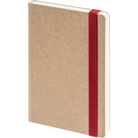 [Ежедневник Eco Write Mini, недатированный, с красной резинкой]