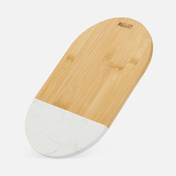 [Доска разделочная Linea Bamboo, овальная]