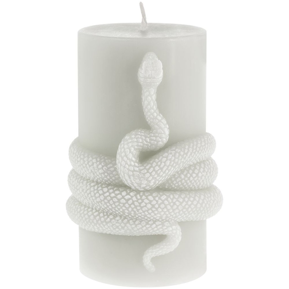 [Свеча Snake Knot, серая]
