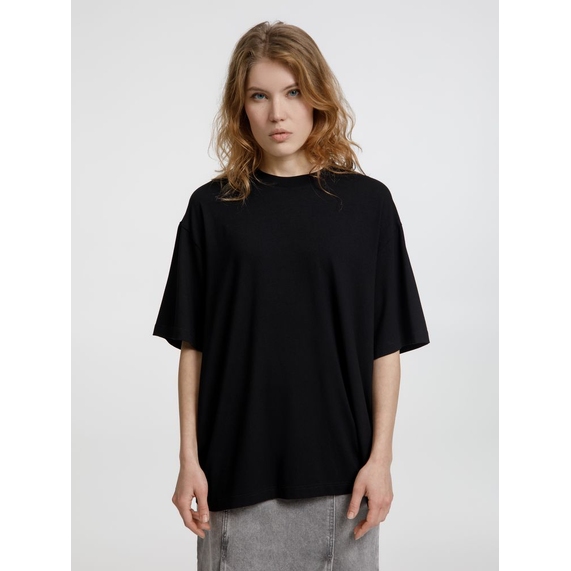 [Футболка оверсайз унисекс Lavinia, черная, размер XL/XXL]
