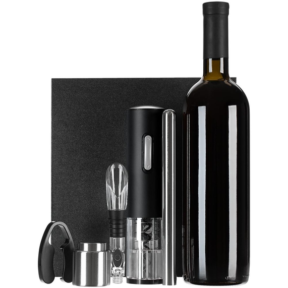 [Винный набор Wine Diesel, черный]