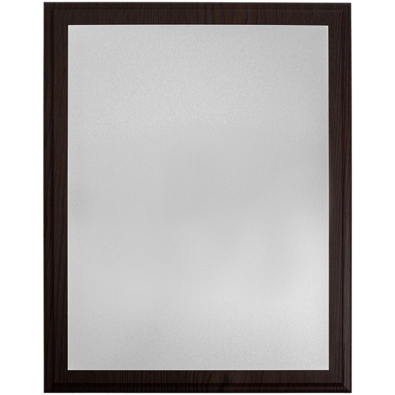 [Плакетка Plaque XL, венге с серебристой пластиной]