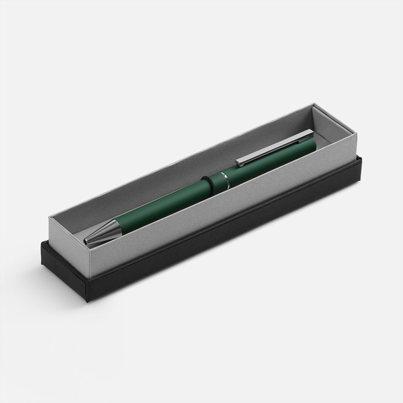 [Ручка шариковая Blade Soft Touch в футляре, зеленая]
