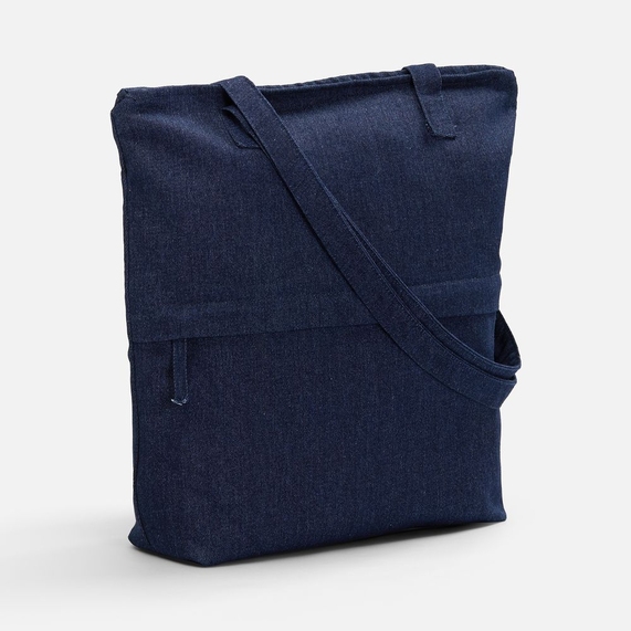 [Сумка для покупок Denimate, темно-синяя]