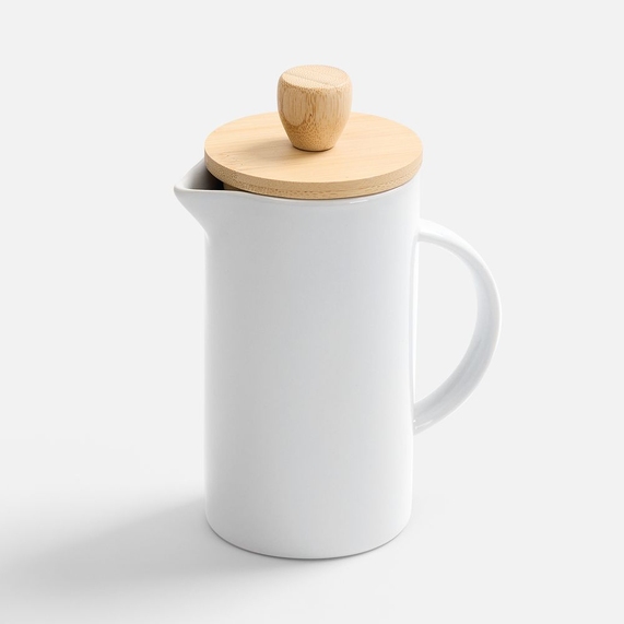 [Френч-пресс Ceramero, белый]