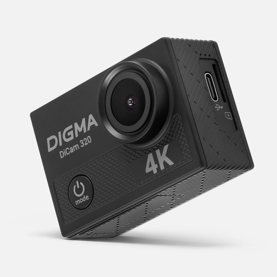 [Экшн-камера Digma DiCam 320, черная]