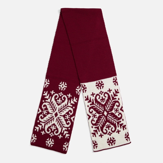 [Шарф Wintertude M, красный с белым]