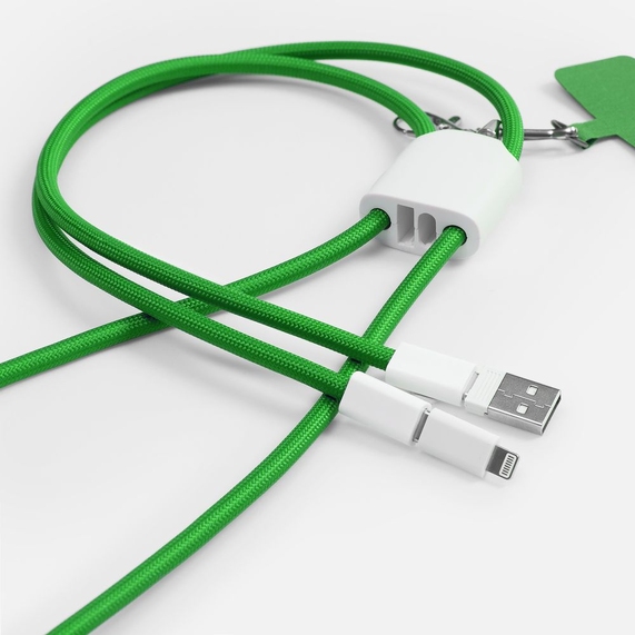 [Кабель-ланьярд energyFlex Pro, зеленый]