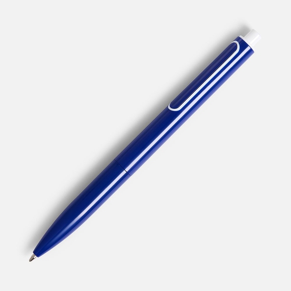 [Ручка шариковая Outliner, синяя с белым]