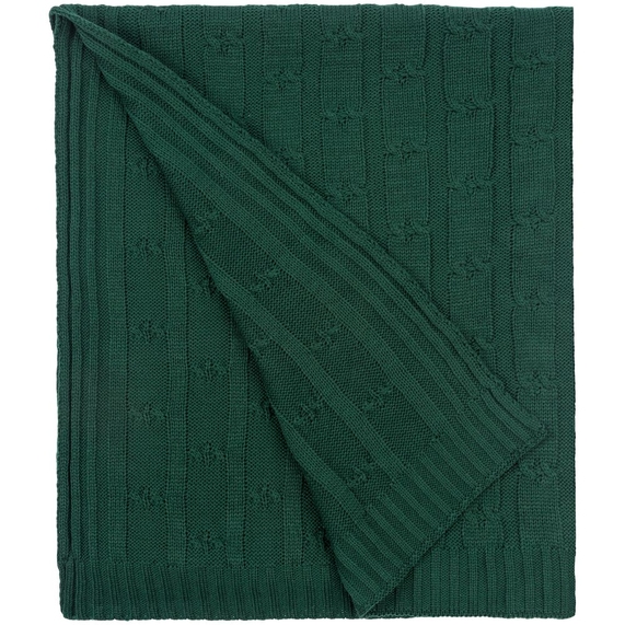 [Плед Trenza, зеленый]