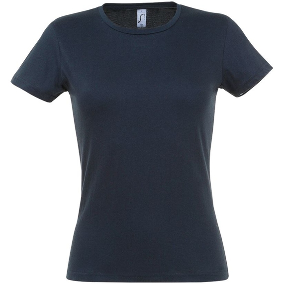 [Футболка женская Miss 150 темно-синяя, размер M]