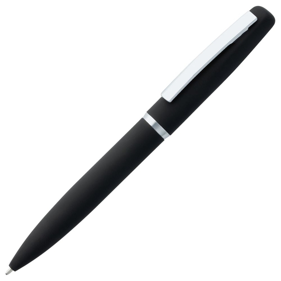 [Ручка шариковая Bolt Soft Touch, черная]