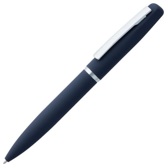 [Ручка шариковая Bolt Soft Touch, синяя]