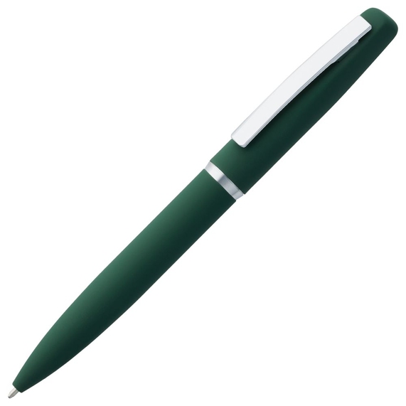 [Ручка шариковая Bolt Soft Touch, зеленая]