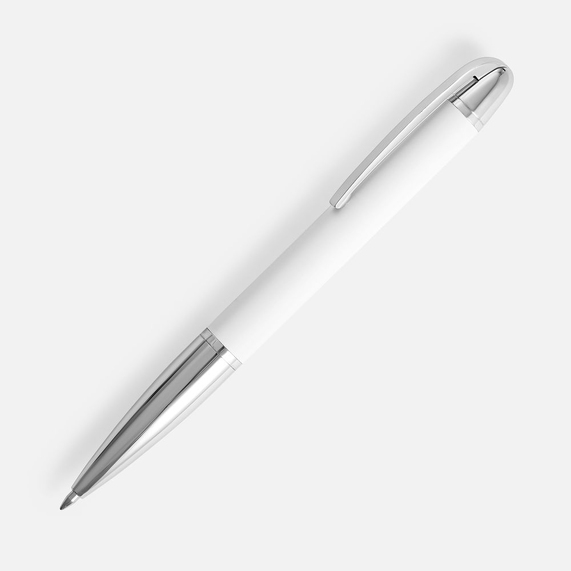 [Ручка шариковая Arc Soft Touch, белая]