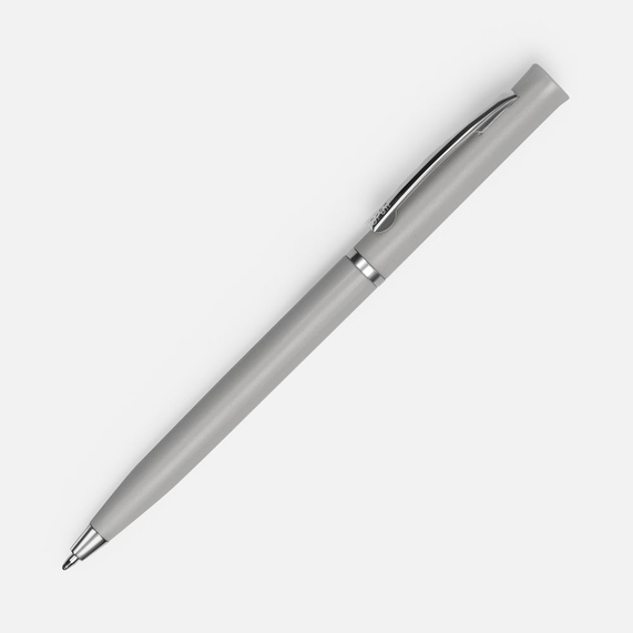 [Ручка шариковая Euro Chrome, темно-серая]