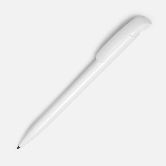 [Ручка шариковая Clear Solid, белая]