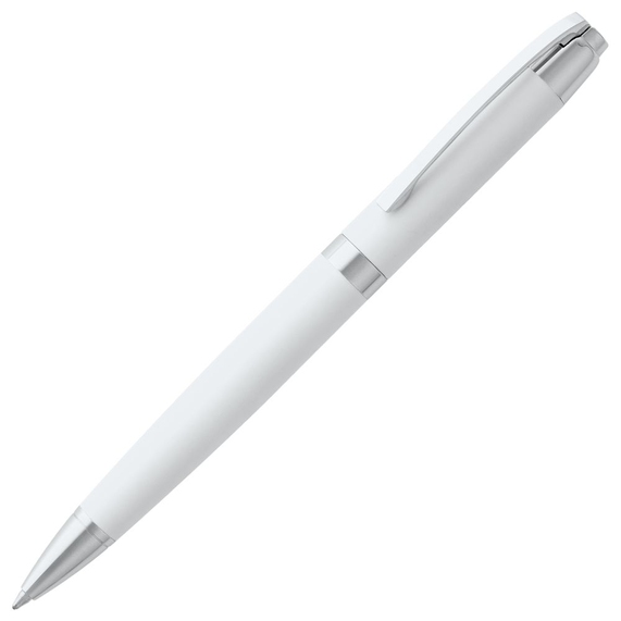 [Ручка шариковая Razzo Chrome, белая]