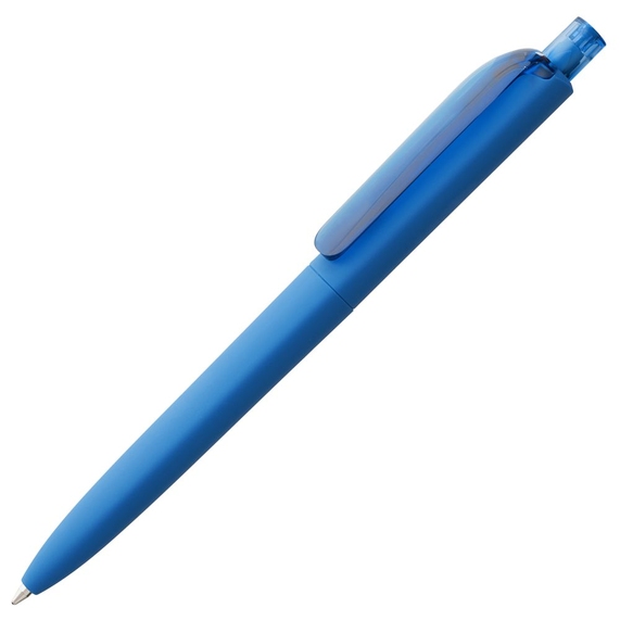 [Ручка шариковая Prodir DS8 PRR-T Soft Touch, голубая]