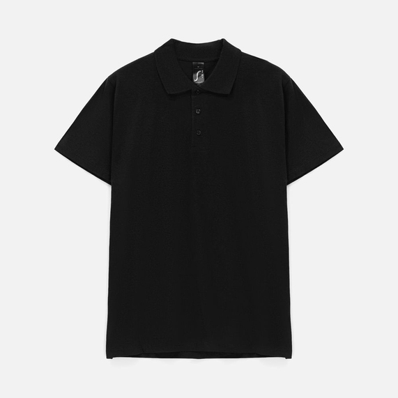 [Рубашка поло мужская Prescott men 170 черная, размер XL]