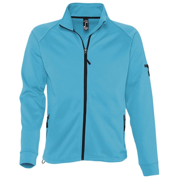 [Куртка флисовая мужская New look men 250 бирюзовая, размер S]