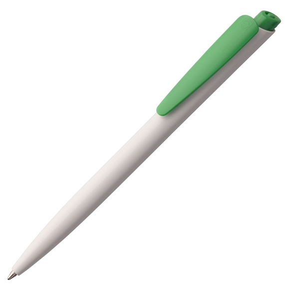 [Ручка шариковая Senator Dart Polished, бело-зеленая]