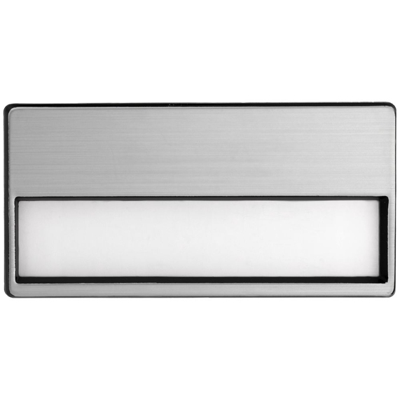 [Магнитный бейдж Me Silver]