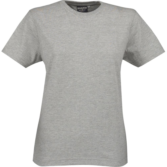 [Футболка женская Ladies American T, серый меланж, размер XXL]
