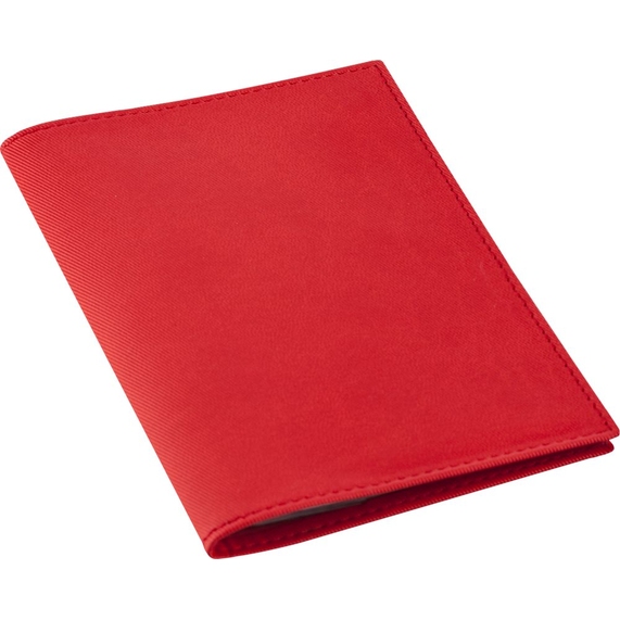 [Обложка для автодокументов Twill, красная]