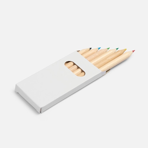 [Набор цветных карандашей Pencilvania Mini, белый]