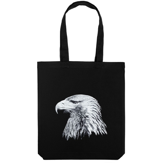 [Холщовая сумка Like an Eagle, черная]